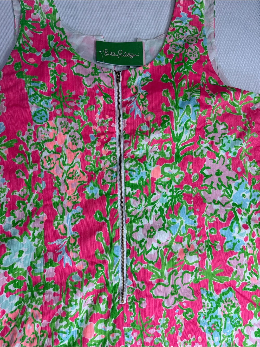 NWT Lilly Pulitzer Cathy Shift Flamingo Pink Southern Charm Floral Dress Size 16 - Picture 7 of 13